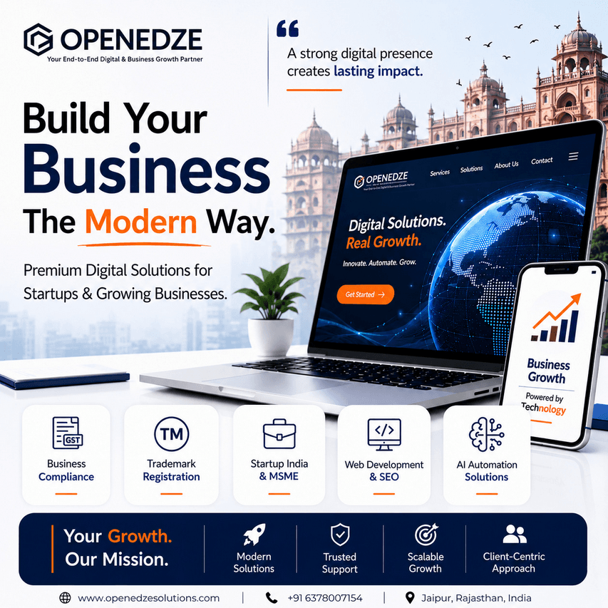 Modern businesses are no longer judged only by their services — they are judged by their digital presence.

In 2026, your website is your:
• first impression
• trust engine
• branding system
• growth platform
